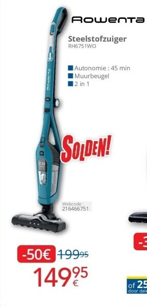 Eldi Steelstofzuiger aanbieding