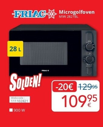 Eldi Microgolfoven aanbieding