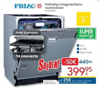 Eldi Volledig integreerbare vaatwasser aanbieding