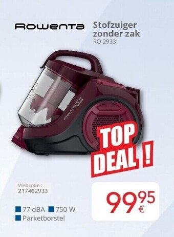 Eldi Stofzuiger zonder zak aanbieding