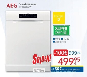 Eldi Vaatwasser aanbieding