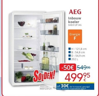 Eldi Inbouw koeler aanbieding