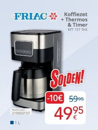 Koffiezet + thermos & timer