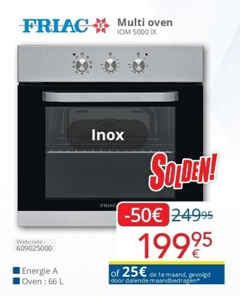 Eldi Multi oven aanbieding