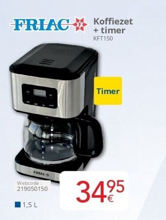 Eldi Koffiezet + timer aanbieding