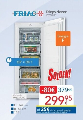Eldi Diepvriezer aanbieding