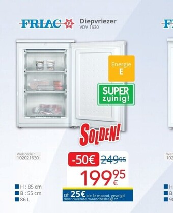 Eldi Diepvriezer aanbieding