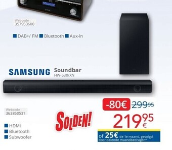 Eldi Soundbar aanbieding