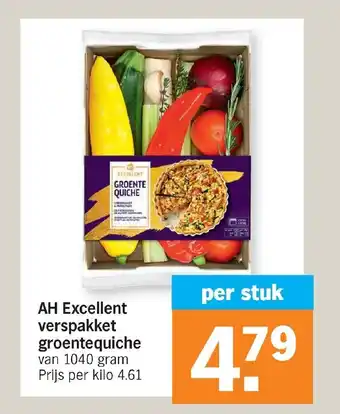 Albert Heijn AH Excellent verspakket groentequiche aanbieding