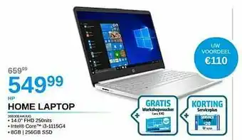 AUVA Hp home laptop 36b30ea#uug aanbieding