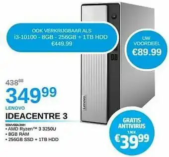 VCD Lenovo ideacentre 3 90mv00a3mh aanbieding