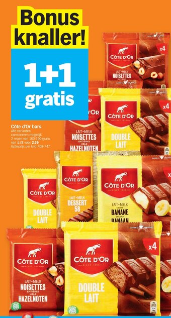 Albert Heijn Cote d'Or bars aanbieding