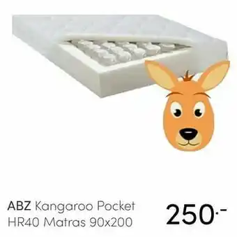 Abz kangaroo pocket hr40 matras