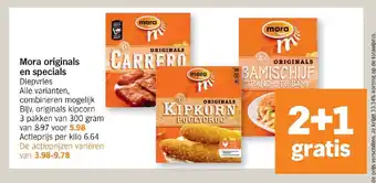 Albert Heijn Mora originals en specials aanbieding