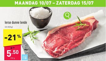 ALDI Lerse dunne lende 250 g aanbieding
