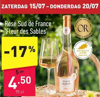 ALDI Rosé Sud de France 'Fleur des Sables' aanbieding