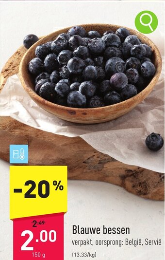 ALDI Blauwe bessen aanbieding
