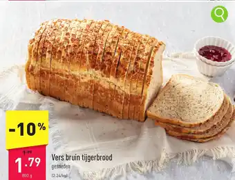 ALDI Vers bruin tijgerbrood aanbieding