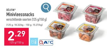 ALDI DÉLIFIN Minivleessnacks aanbieding