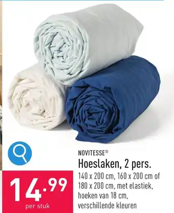 ALDI NOVITESSE Hoeslaken, 2 pers. aanbieding