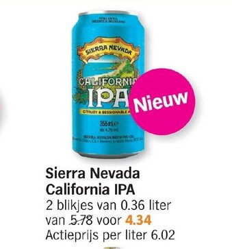 Sierra Nevada California IPA