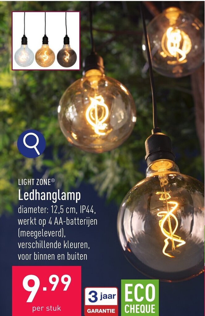 LIGHT ZONE Ledhanglamp promotie bij ALDI