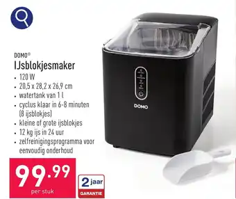 ALDI DOMO IJsblokjesmaker aanbieding