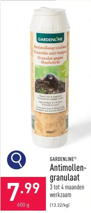 ALDI GARDENLINE Antimollen-granulaat aanbieding