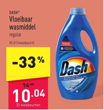 ALDI DASH Vloeibaar wasmiddel aanbieding