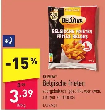 ALDI BELVIVA Belgische frieten aanbieding