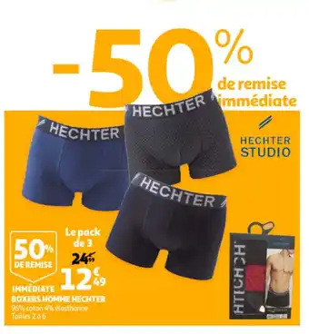 Auchan Immédiate Boxers Homme Hechter aanbieding