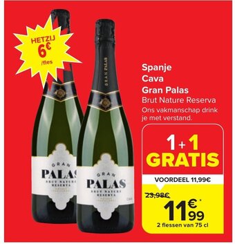 Carrefour Market Spanje Cava Gran Palas aanbieding