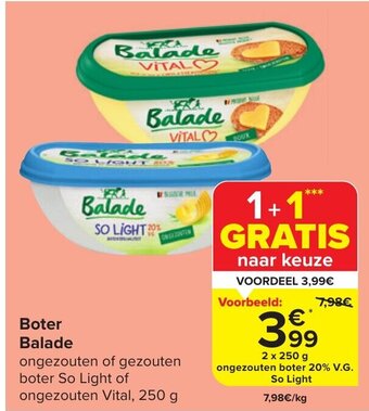 Carrefour Market Boter Balade aanbieding