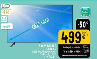 Cora SAMSUNG LED-TV aanbieding