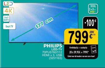Cora PHILIPS LED-TV aanbieding