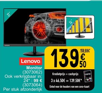 Cora Lenovo Monitor aanbieding