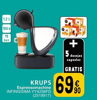 Cora KRUPS Espressomachine aanbieding