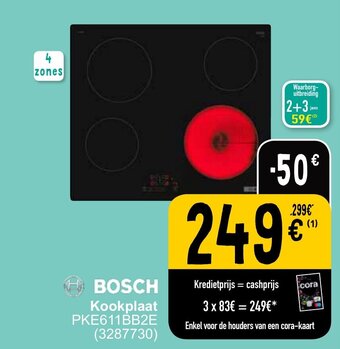 Cora BOSCH Kookplaat aanbieding