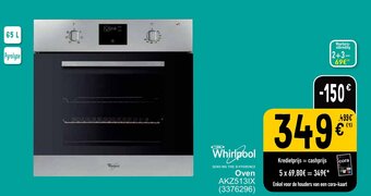 Cora Whirlpool Oven aanbieding