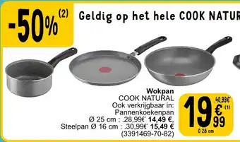 Cora Wokpan COOK NATURAL aanbieding