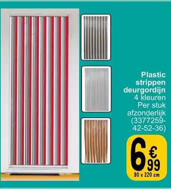 Plastic strippen deurgordijn