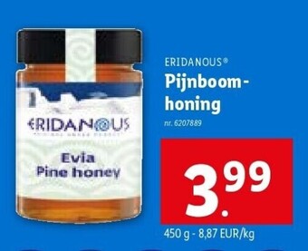 Lidl ERIDANOUS Pijnboomhoning aanbieding