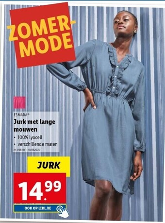 Lidl ESMARA Jurk met lange mouwen aanbieding