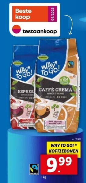 WAY To Go! Koffiebonen