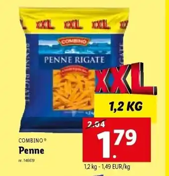 Lidl COMBINO Penne 1.2kg aanbieding