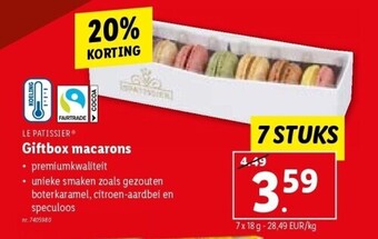 Giftbox macarons