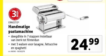 Lidl ERNESTO Handmatige pastamachine aanbieding