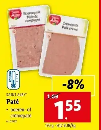 SAINT ALBY Paté