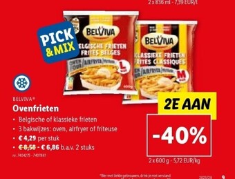 BELVIVA Ovenfrieten