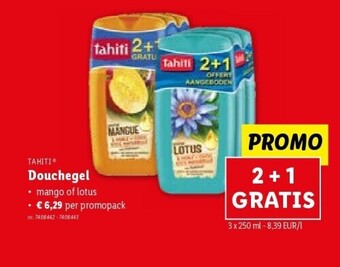 Lidl TAHITI Douchegel aanbieding